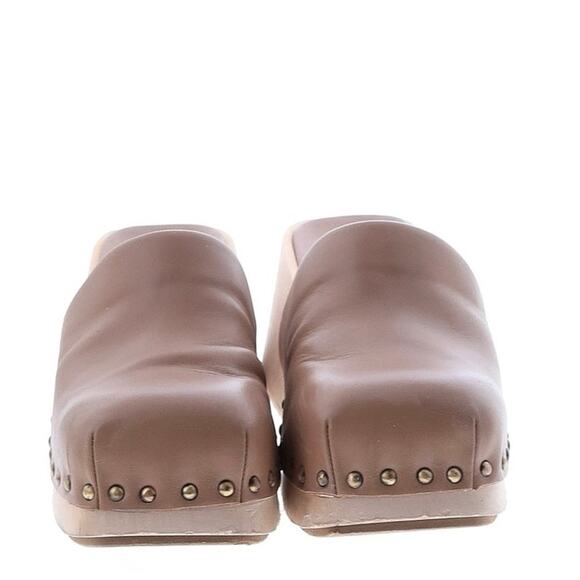 Marsèll Bottone Clogs Hazelnut Leather Size 38 Platform Mules - Picture 2 of 14